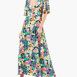 AFRM Renzo Floral Cut-Out Dress